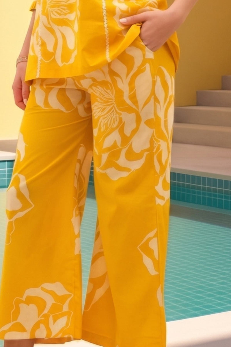 Mustard Bloom Co-ord Set