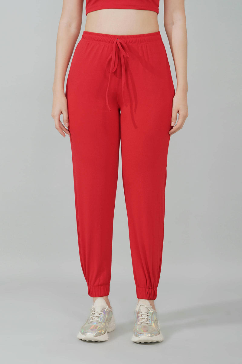 Red Tank & Jogger Set